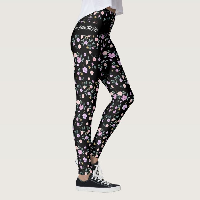Legging Black Flower Lady (Direita)