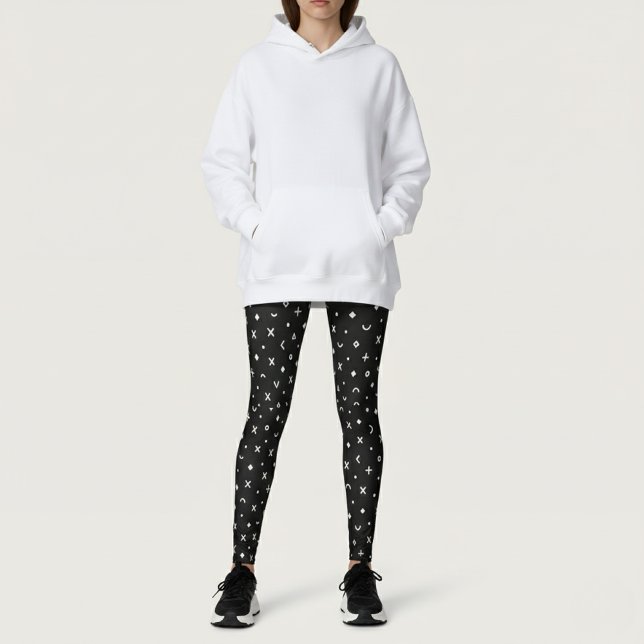 Legging Black Geometric Pattern (Criador carregado)
