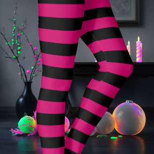 Legging Black & Pink Strike