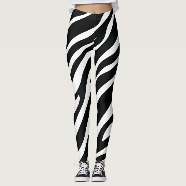 Legging black zebra  (Frente)
