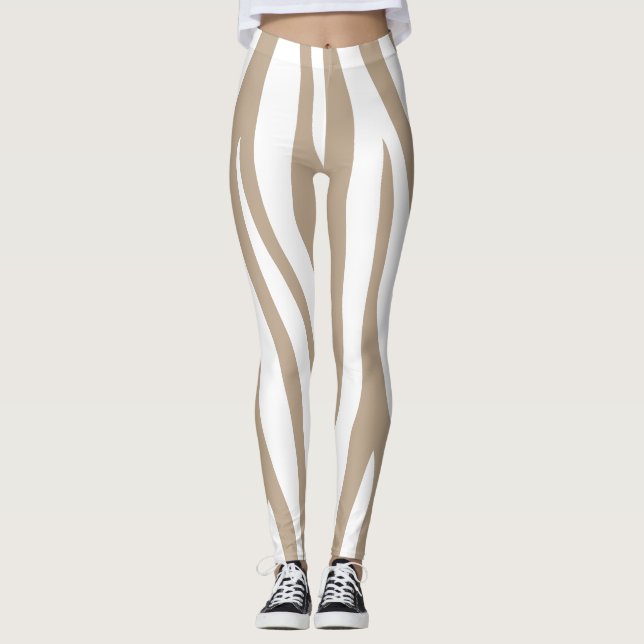 Legging blanc beige (Frente)