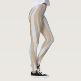 Legging blanc beige