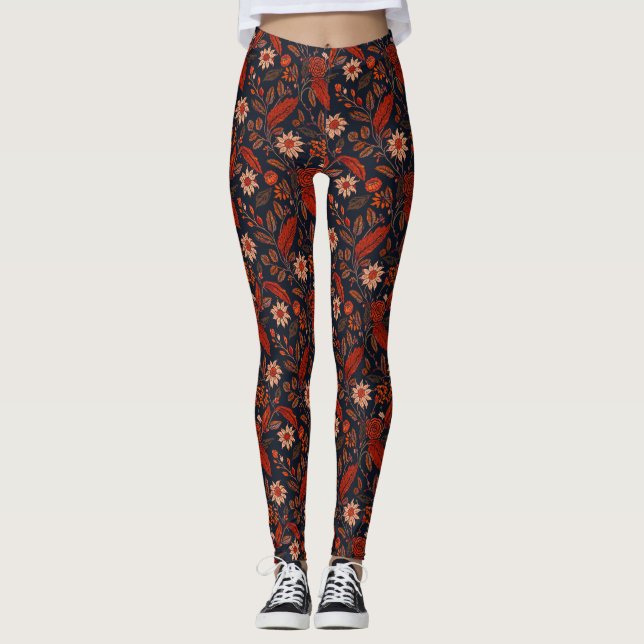 Legging Blerta 3 - Padrão Floral (Frente)