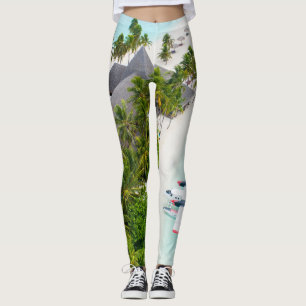 Legging Blindos animais do mar
