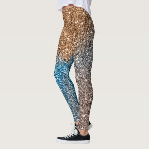 Legging Bling mim acima em caneleiras da forma do pop do
