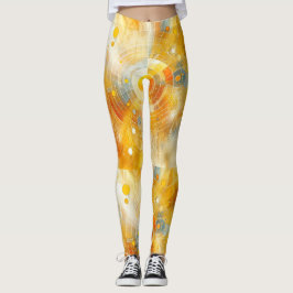 Legging "Blisa do Sol - Abstrato amarelo vivo