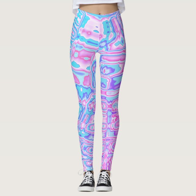 Legging Blobs Coloridos (Frente)