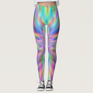 Legging Blocos de Cromo Iridescente