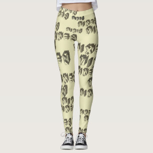 Legging Blocos de Vixen do estilo retrô