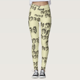 Legging Blocos de Vixen do estilo retrô