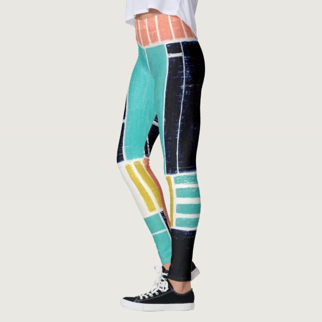 Legging Blocos Geométricos (Esquerda)