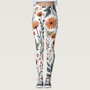 Legging Blogue Onde Você Está Plantado - Floral Inspiracio