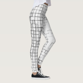Legging Bloqueado da Coleção de Códigos ICN