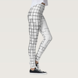 Legging Bloqueado da Coleção de Códigos ICN