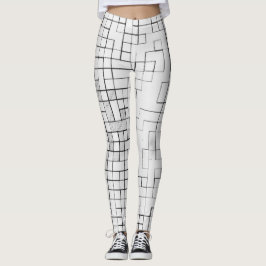 Legging Bloqueado da Coleção de Códigos ICN