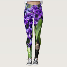 Legging Blue Geocinth em primavera
