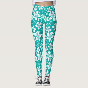 LEGGING BLUE HAWAII (TEAL)