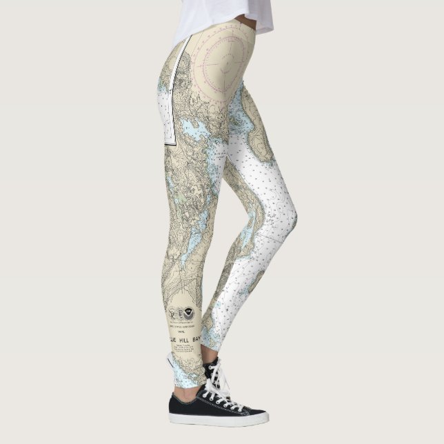Legging Blue Hill Bay - Gráfico náutico 13316 (Direita)