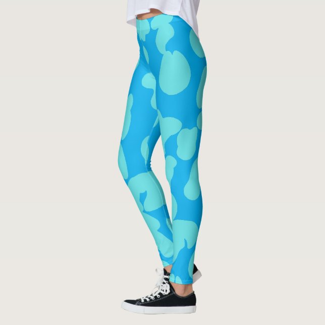 Legging blue ivy illustration sport women (Esquerda)