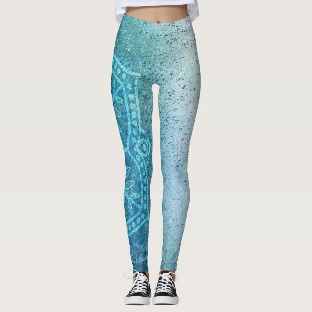 Legging Blue Mandala (Frente)