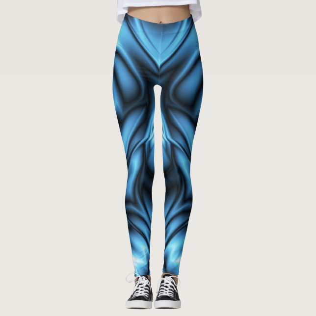 Legging Blue Silk wave (Frente)