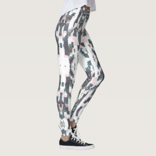 Legging Boho Chic Eclectic Abstrato Butterfly Ikat