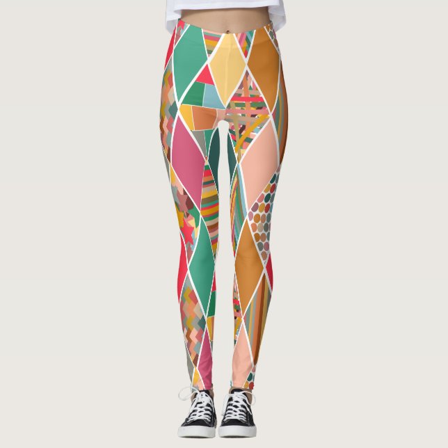 Legging Boho Crazy Quilt (Frente)