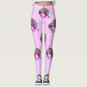 Legging boho floral afro
