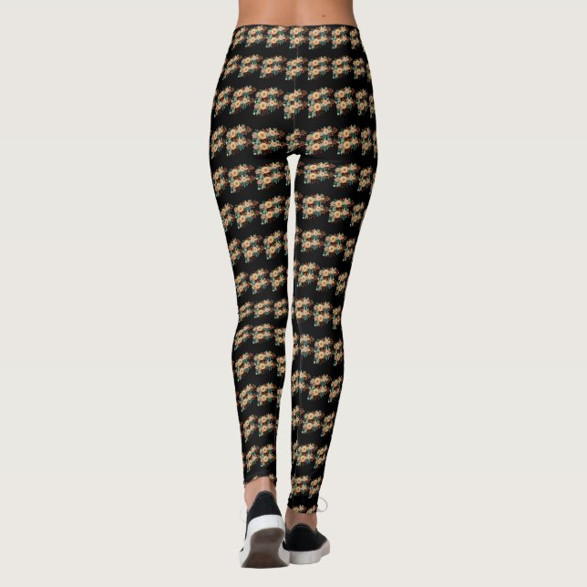Legging Boho Floral Feminino  (Verso)