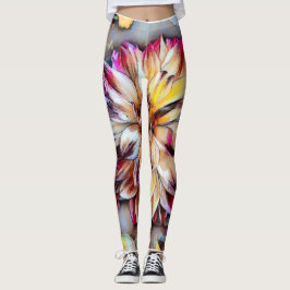 Legging Boho Flower Yoga Pants