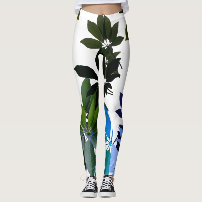 Legging Boho Foliage Art (Frente)