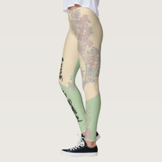 Legging Boho nature bonsai, estilo bólus zen asiático