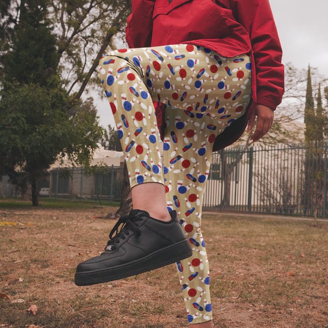 Legging Bola de boliche, pinos e Calçados padronizados (Criador carregado)