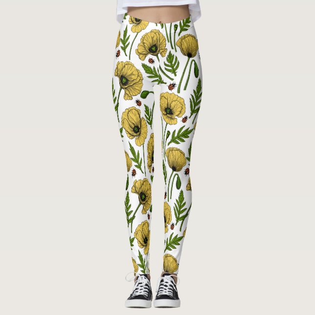 Legging Bolachas e biscoitos amarelos (Frente)