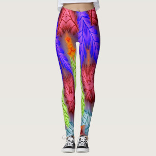 Legging Bold e Belo colorido "Ratti_Creative_Arts" Le