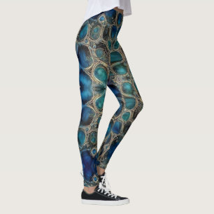 Legging Bolha Azul Grande Impressão