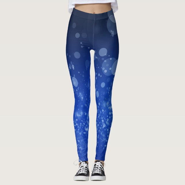 Legging Bolhas Azuis (Frente)