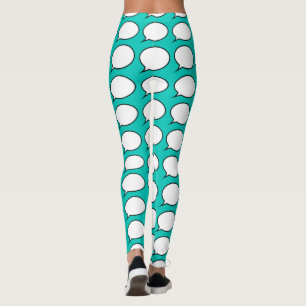 Legging Bolhas de fala Escolher legendas de cor de fundo