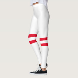 Legging Boliche Pin Stripes | Stripes brancas minimalistas