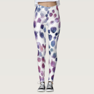 Legging Bolinhas Aquarela: Geométrico Sem Costura.