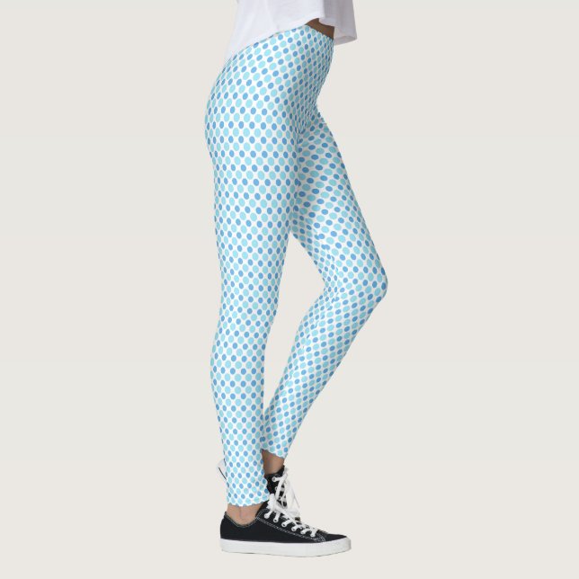 Legging bolinhas azuis (Direita)