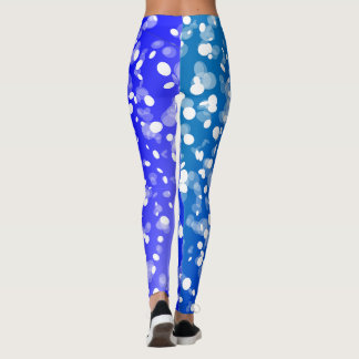 Legging bolinhas brancas