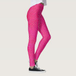 Legging Bolinhas com brilho rosa quente e prata<br><div class="desc">Bolinhas Geométrico do Quente Rosa e Silver Glitter Design,  com a divertida tendência moderna! Verifique meu compro para ver este design em muitos produtos!</div>