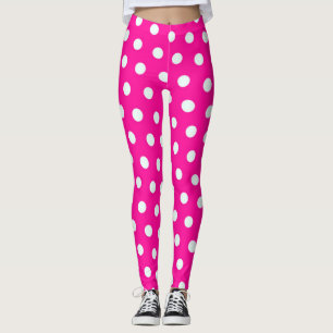 Legging Bolinhas cor-de-rosa