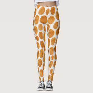 Legging Bolinhas do ouro: Gouache do Abstrato