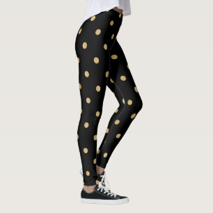 Legging Bolinhas Douradas simples