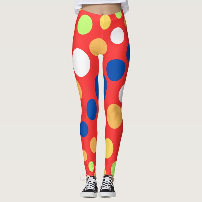 Legging Bolinhas Godari (Frente)