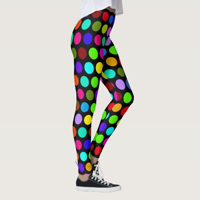 Legging Bolinhas grandes coloridos (Direita)