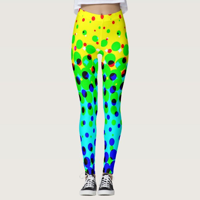 Legging Bolinhas malucas e coloridas (Frente)