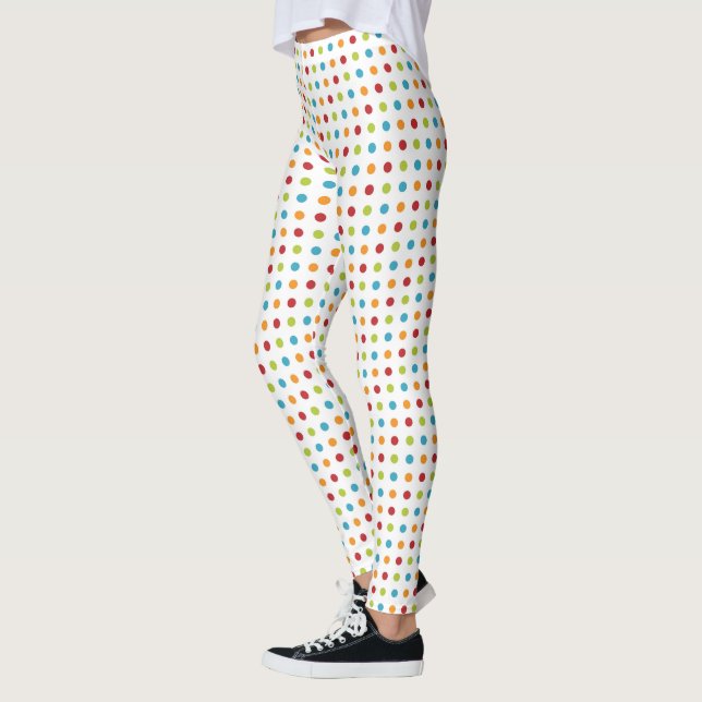 Legging bolinhas Multi-coloridas (Esquerda)